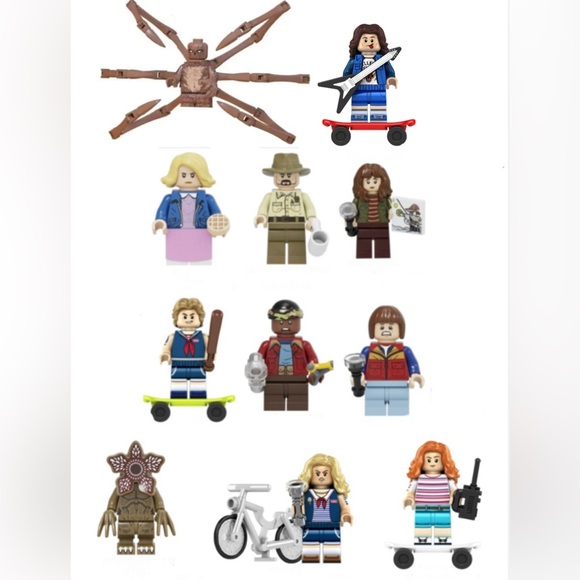 Stranger Things, custom, mini, figure set, Lego compatible - Picture 1 of 12